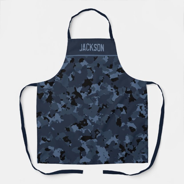 Night Camo Custom Apron (Front)