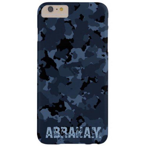 Night Camo Name Template Barely There iPhone 6 Plus Case