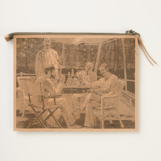Night Card Game Aboard Ship Travel Pouch