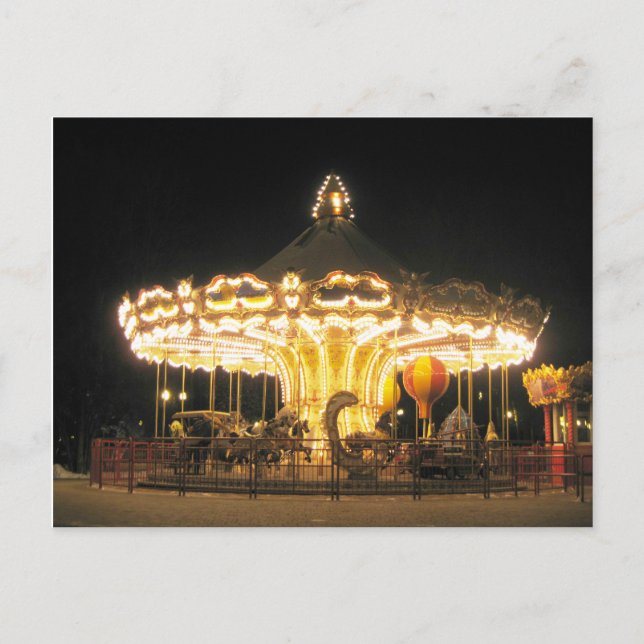 Night carrousel postcard (Front)
