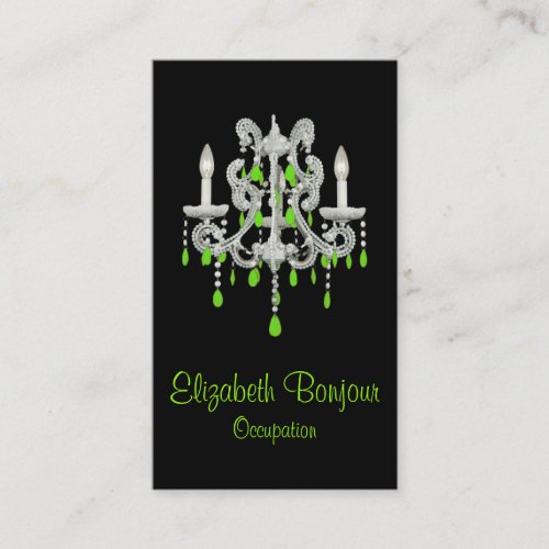 Night Chandelier ~ Business Card