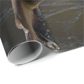 Night Channel Catfish Fishing Wrapping Paper (Roll Corner)