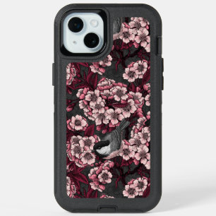 Night cherry garden iPhone 15 plus case