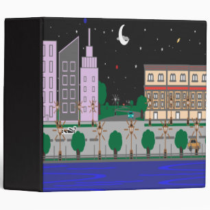 Night City 3 Ring Binder