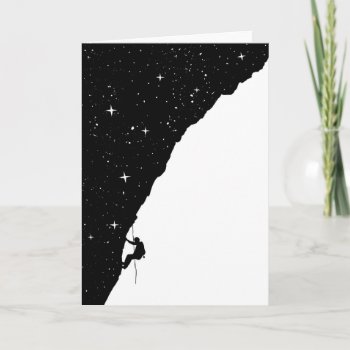 Night Climbing Card by bsolti at Zazzle