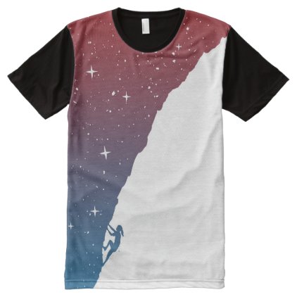 Night climbing II All-Over-Print T-Shirt