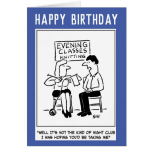 Night-club disappointment cards