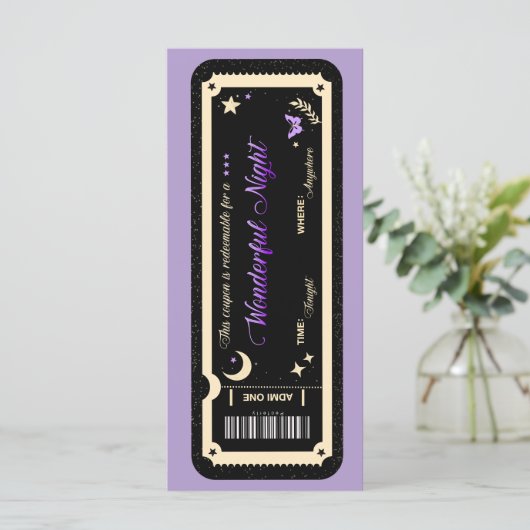  Night coupon (Standing Front)