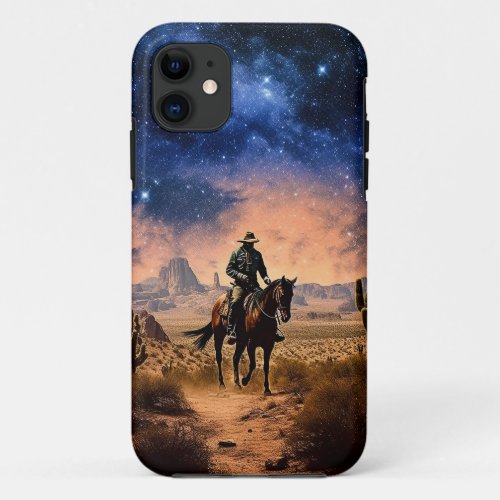 Night Cowboy iPhone 11 Case