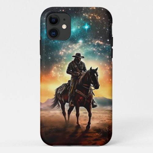 Night Cowboy iPhone 11 Case