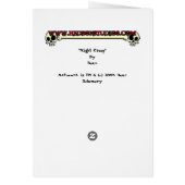 "Night Creep" Blank Card (Back)