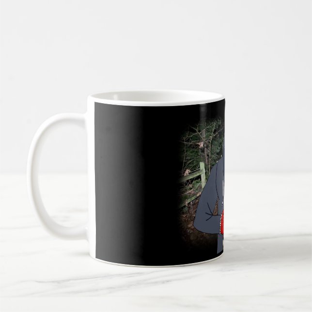Night Creep (with background) Coffee Mug (Left)