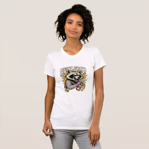 Night Crew Raccoon Graffiti T-Shirt