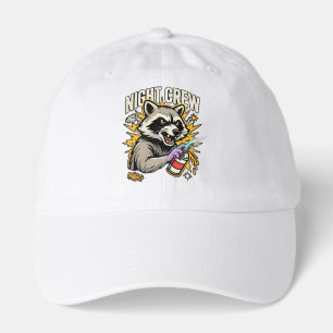 Night Crew Raccoon Graffiti T-Shirt Hat