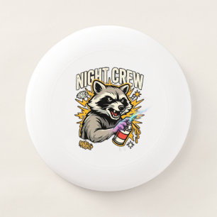 Night Crew Raccoon Graffiti T-Shirt Wham-O Frisbee