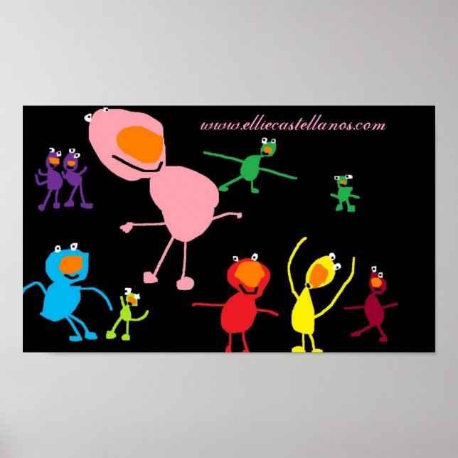 night critters, www.elliecastellanos.com poster (Front)