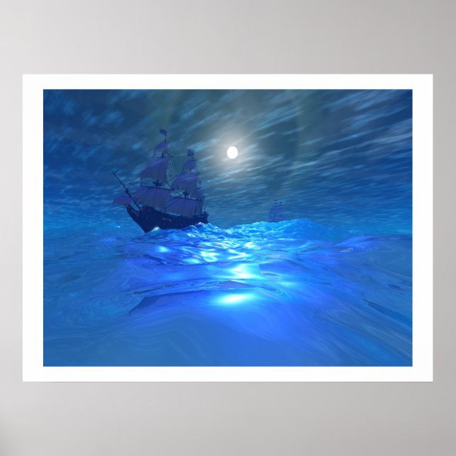 NIGHT CROSSING PRINT (Front)