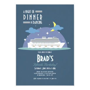 Cruise Ship Invitations Zazzle