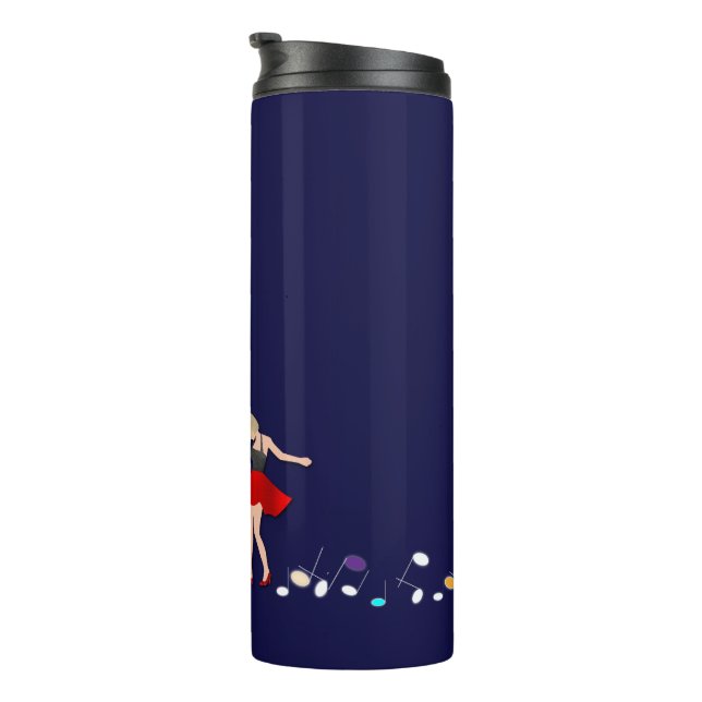 Night Dancer Thermal Tumbler (Rotated Right)