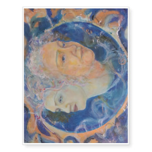 Night Day Goddess Age Feminine Maureen Girard Temporary Tattoos