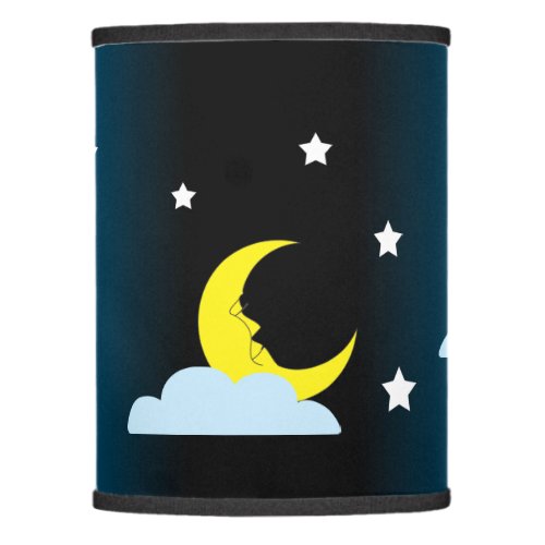 Night Day Sky Sun Moon Clouds And Stars Lamp Shade