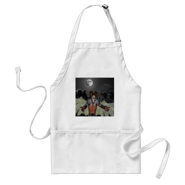 Night Demon Adult Apron (Front)