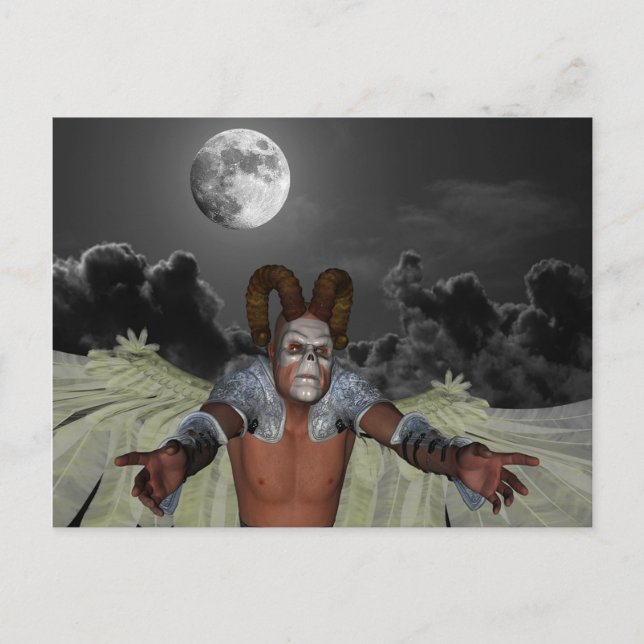 Night Demon Postcard (Front)