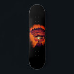Night Desire - Fantasy - Orange Black Skateboard<br><div class="desc">Night Desire</div>