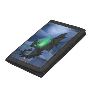 Night Dragon Tri-fold Wallet