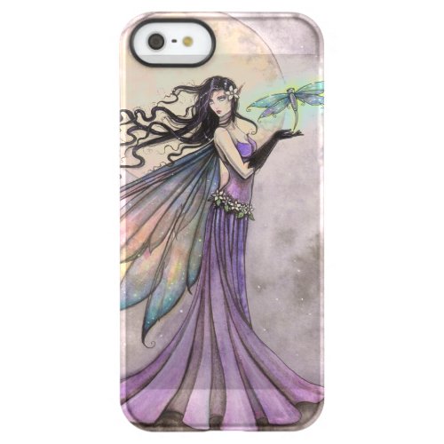 Night Dragonfly Fairy Fantasy Art Permafrost iPhone SE55s Case