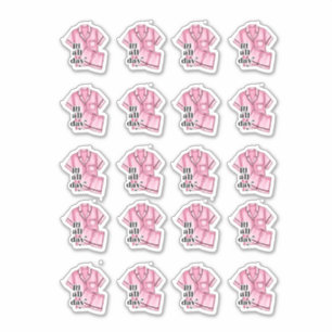 Night Dress planner Sticker