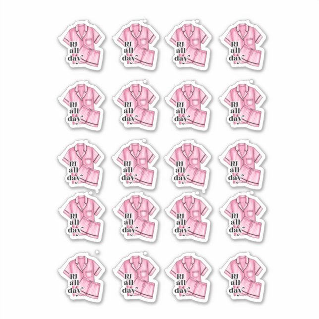 Night Dress planner  Sticker (Front)