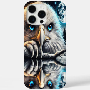 Night Eagle Under Glowing Cosmic Skies iPhone 16 Pro Max Case