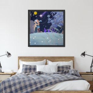 Night Embrace Framed Art