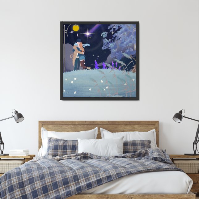Night Embrace Framed Art (Bedroom)
