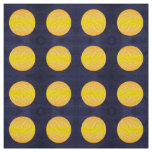 night end moon. polka dots pattern fabric