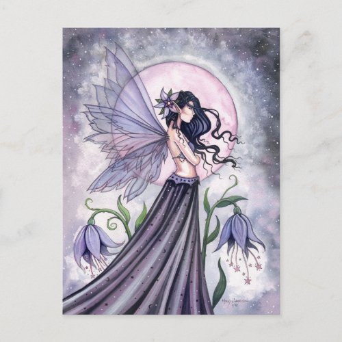 Night Fairy Postcard by Molly Harrison