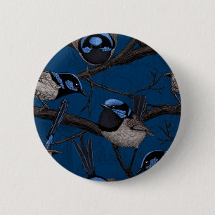 Night fairy wrens button