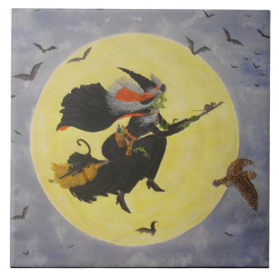 "Night Flight!" Ceramic Tile
