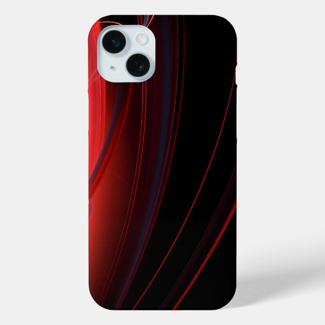Night Flight. Elegant Abstract Art In Decent Tones Case-Mate iPhone Case (Back)