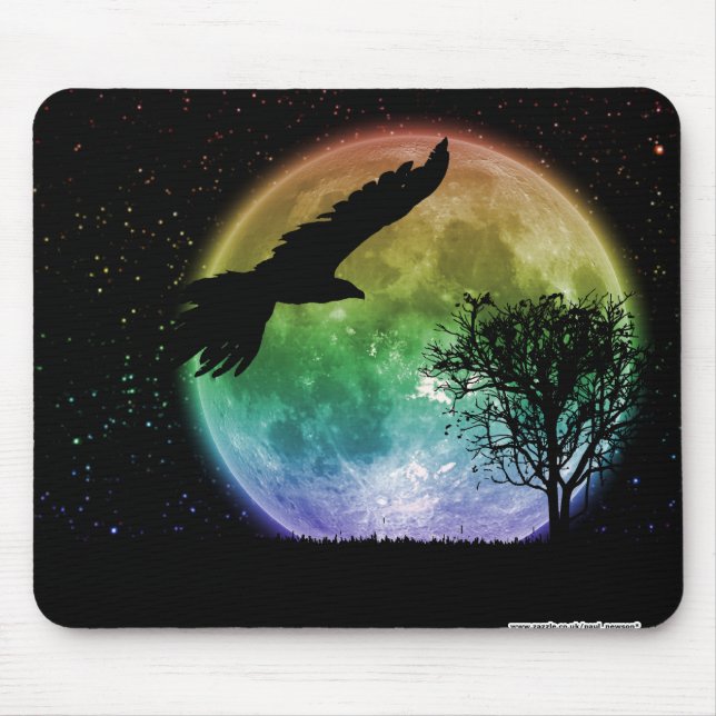 Night Flight Mouse Pad (Front)