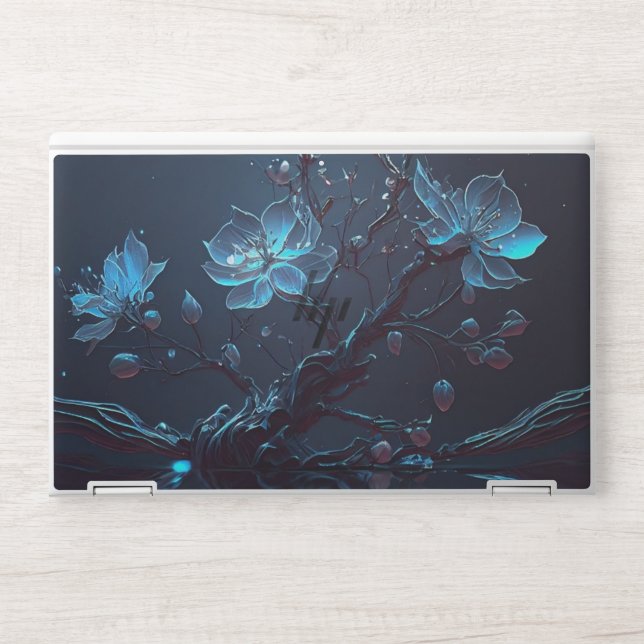 Night Flower HP Laptop Skins (Front)