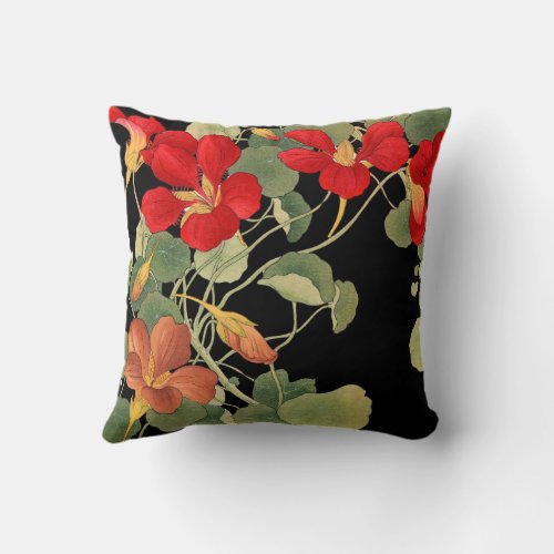 Night flowers unique gifts for women throw pillow