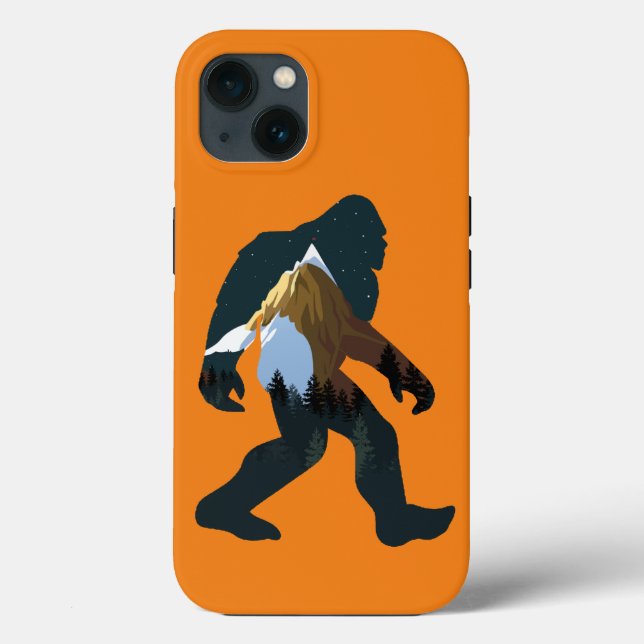 Night Forest Bigfoot Case-Mate iPhone Case (Back)