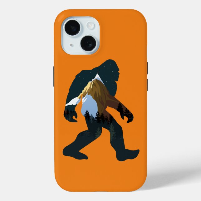 Night Forest Bigfoot Case-Mate iPhone Case (Back)