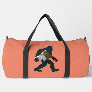 Night Forest Bigfoot Duffle Bag