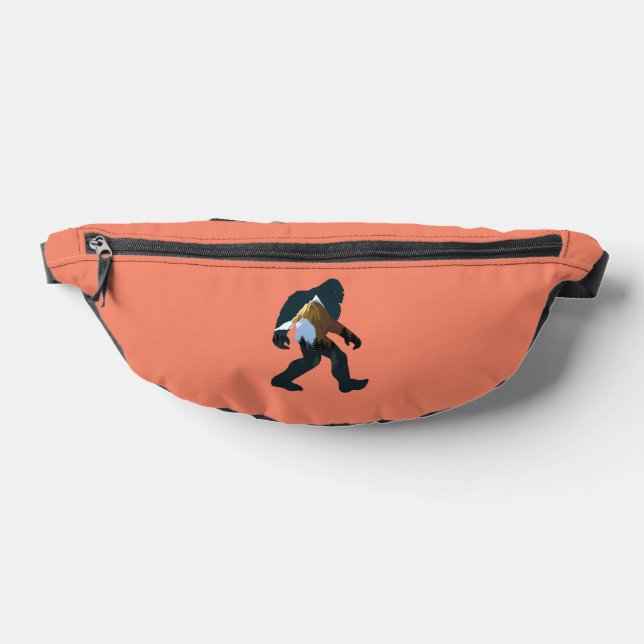 Night Forest Bigfoot Fanny Pack (Lay Down)