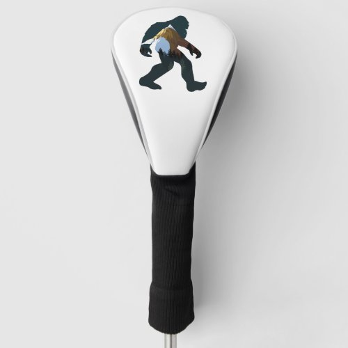 Night Forest Bigfoot Golf Head Cover