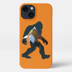 Night Forest Bigfoot iPhone 13 Case