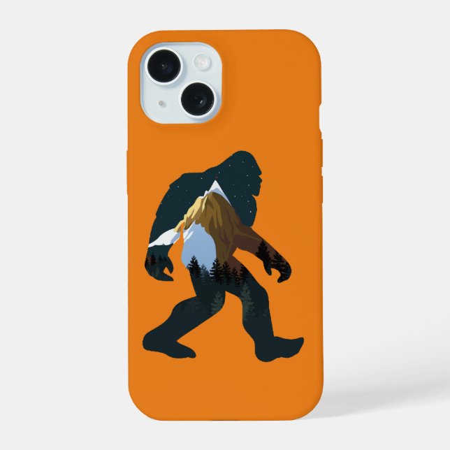 Night Forest Bigfoot Iphone Case (Back)